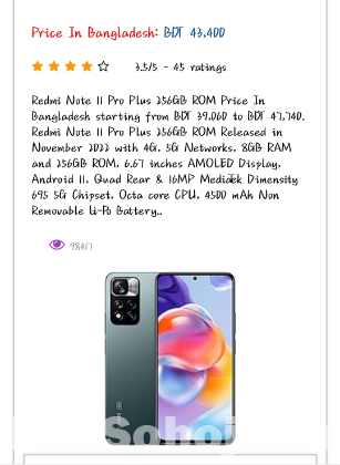 Redmi note 11 pro plus